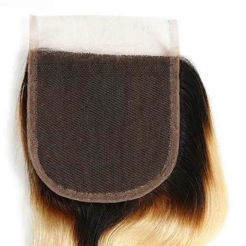 #1B613 Body Wave 4x4 Human Hair Blonde Closure StylzPlusBeautyandHairConcepts