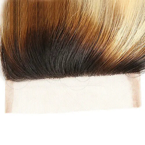 #1B613 Body Wave 4x4 Human Hair Blonde Closure StylzPlusBeautyandHairConcepts