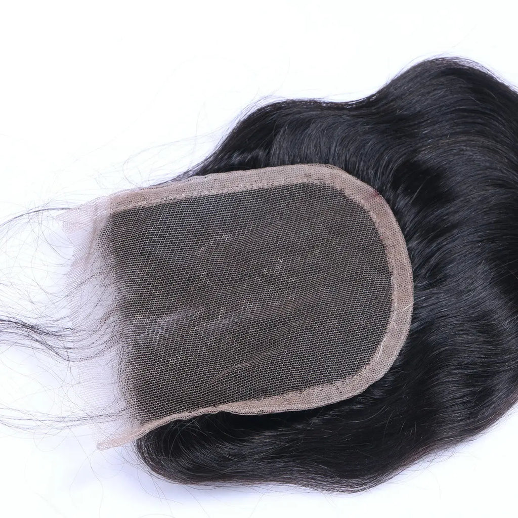 Body Wave 4x4 Raw Human Hair Natural Black Closure StylzPlusBeautyandHairConcepts