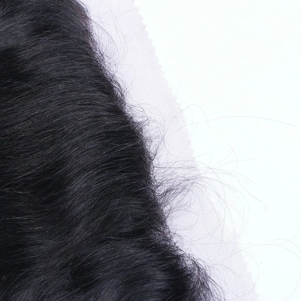 Body Wave 13x4 Raw Human Hair Natural Black Frontal StylzPlusBeautyandHairConcepts