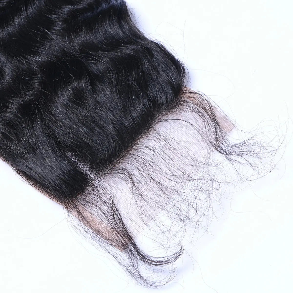 Deep Wave 4x4 Raw Human Hair Natural Black  Closure StylzPlusBeautyandHairConcepts