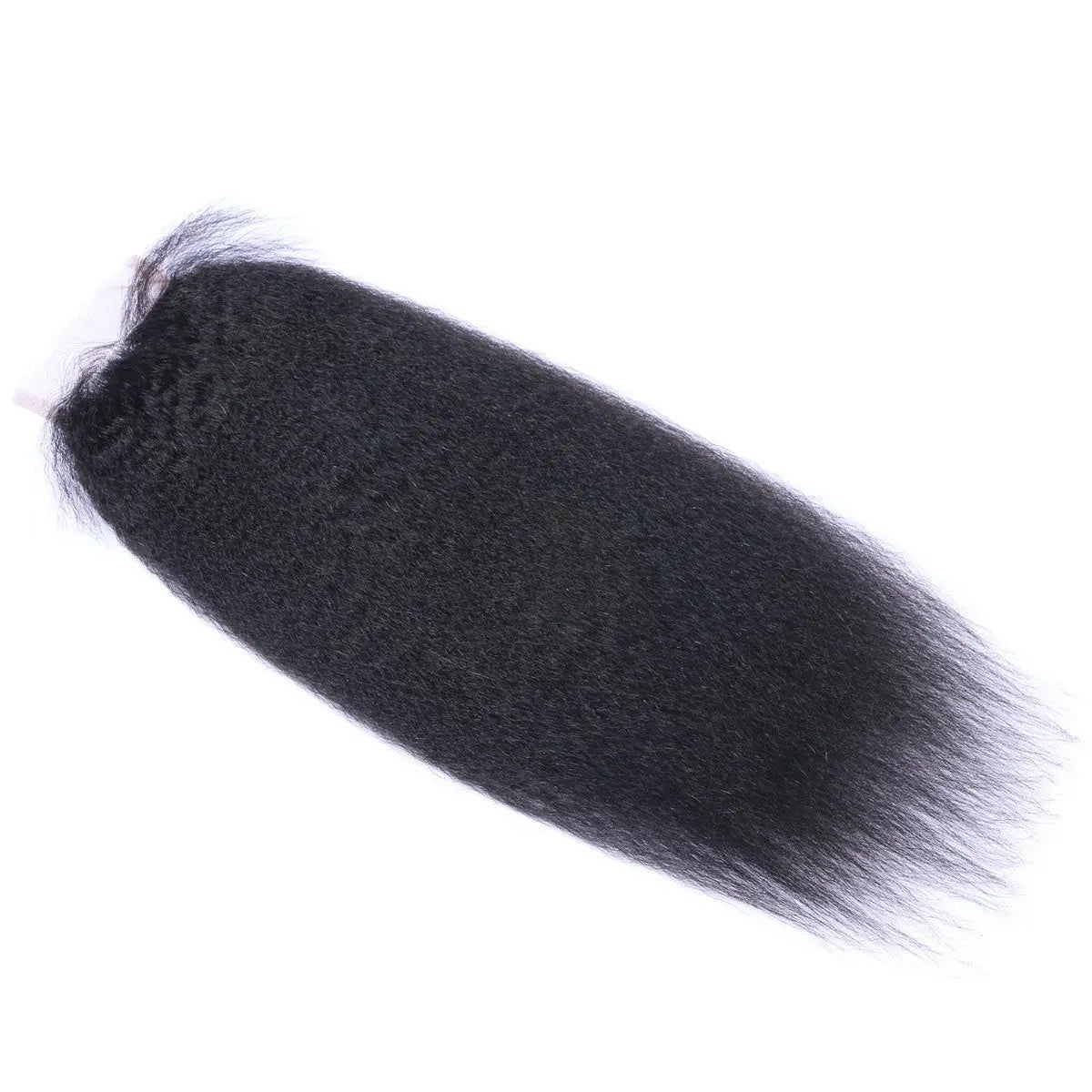 Kinky Straight 4x4 Raw Human Hair Natural Black Closure StylzPlusBeautyandHairConcepts