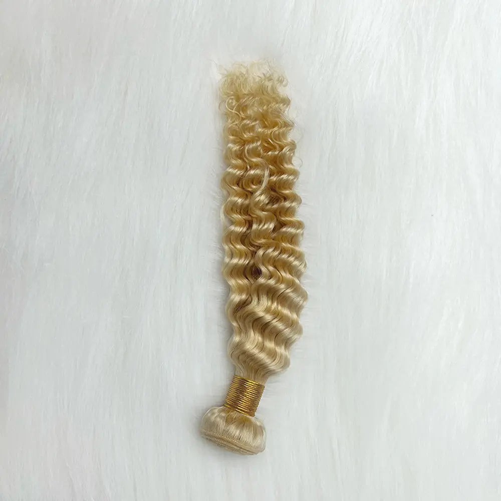 Deep Wave Human Hair #613 Blonde Bundles  (100grams) StylzPlusBeautyandHairConcepts