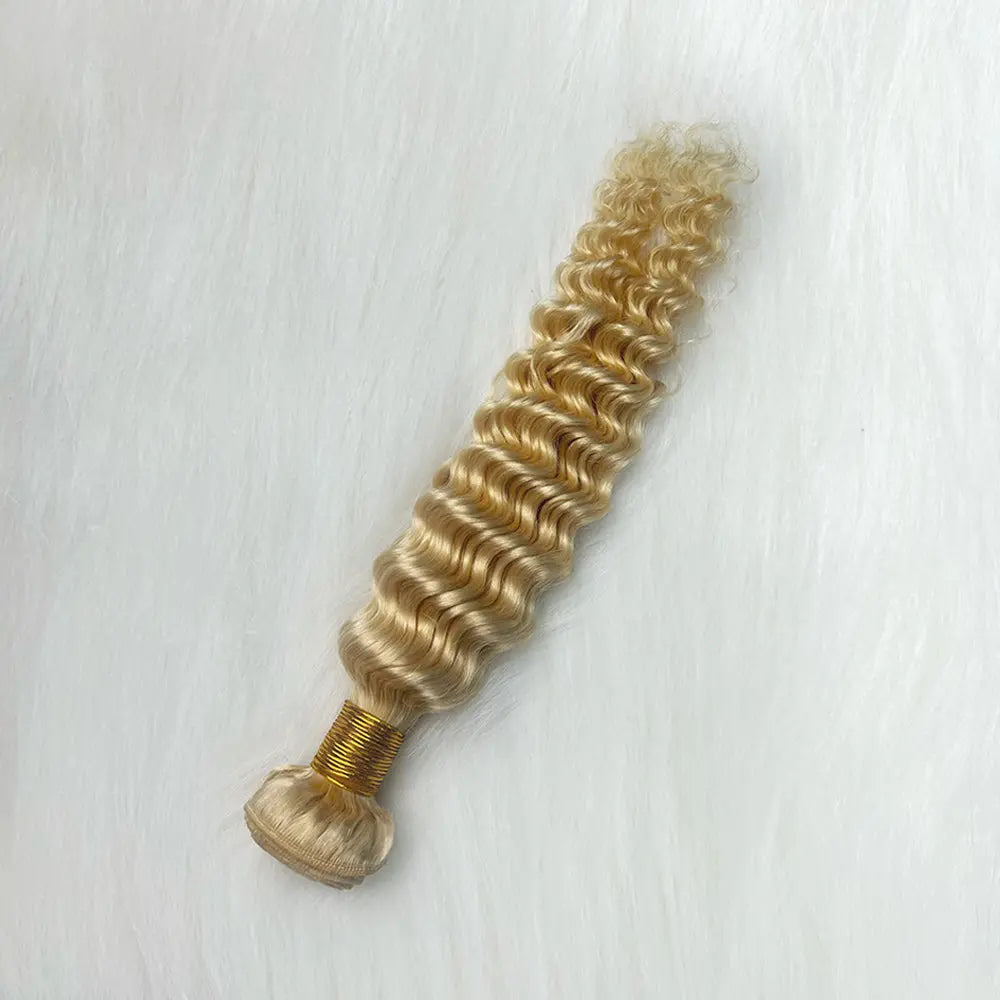 Deep Wave Human Hair #613 Blonde Bundles  (100grams) StylzPlusBeautyandHairConcepts