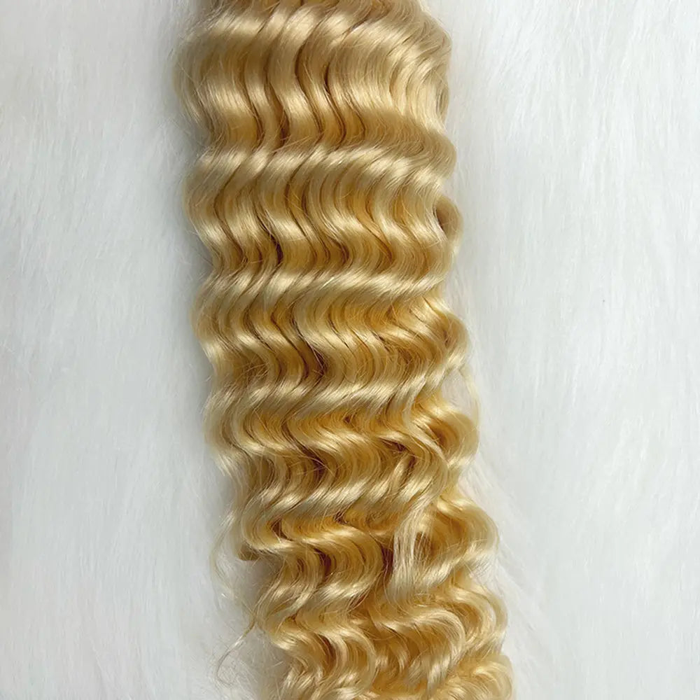 Deep Wave Human Hair #613 Blonde Bundles  (100grams) StylzPlusBeautyandHairConcepts