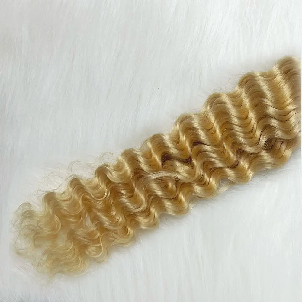 Deep Wave Human Hair #613 Blonde Bundles  (100grams) StylzPlusBeautyandHairConcepts