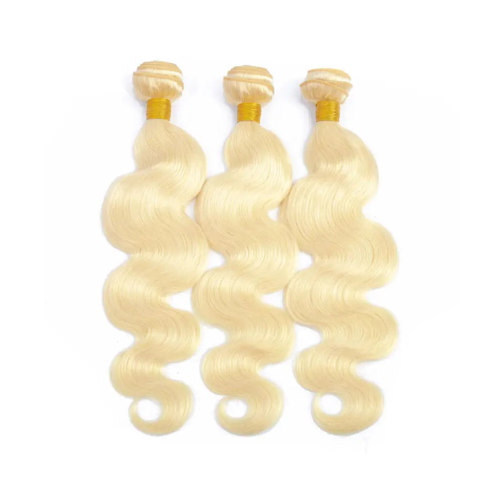 Body Wave Human Virgin Hair #613 Blonde 3 Bundles Deal StylzPlusBeautyandHairConcepts