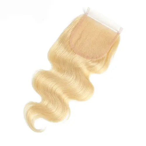 #613 Body Wave 4x4 Human Hair Blonde Closure StylzPlusBeautyandHairConcepts