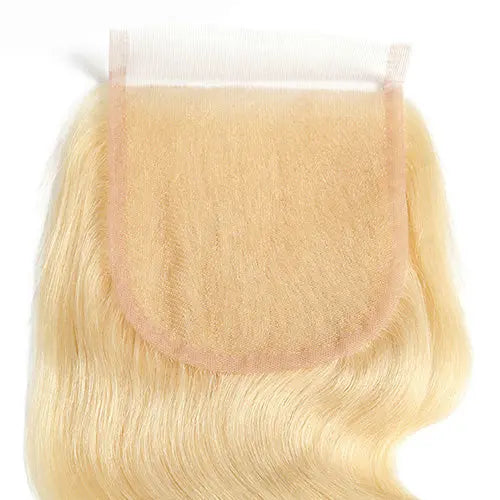 #613 Body Wave 4x4 Human Hair Blonde Closure StylzPlusBeautyandHairConcepts