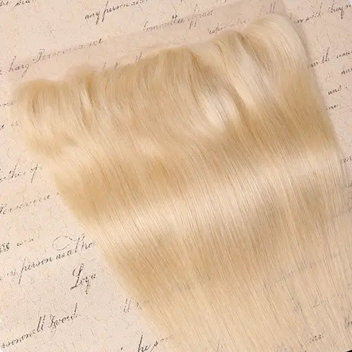 #613 Straight 13x4 Human Hair Blonde Frontal StylzPlusBeautyandHairConcepts