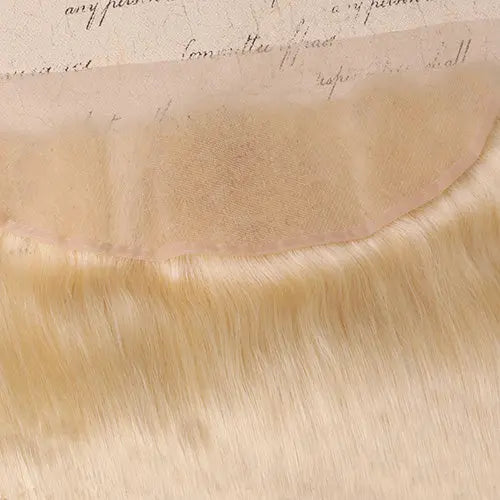 #613 Straight 13x4 Human Hair Blonde Frontal StylzPlusBeautyandHairConcepts