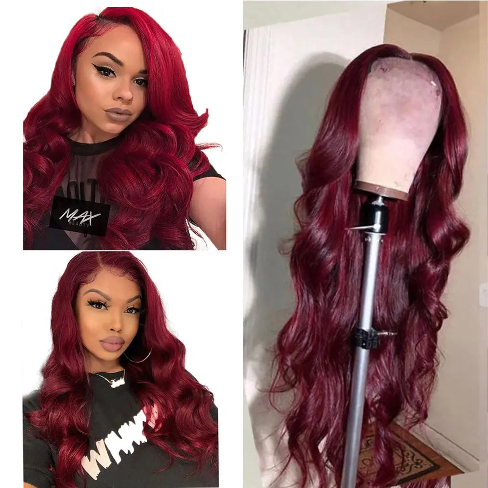 99J   13x4  HD Frontal Lace Wig Body Wave Color Wig StylzPlusBeautyandHairConcepts