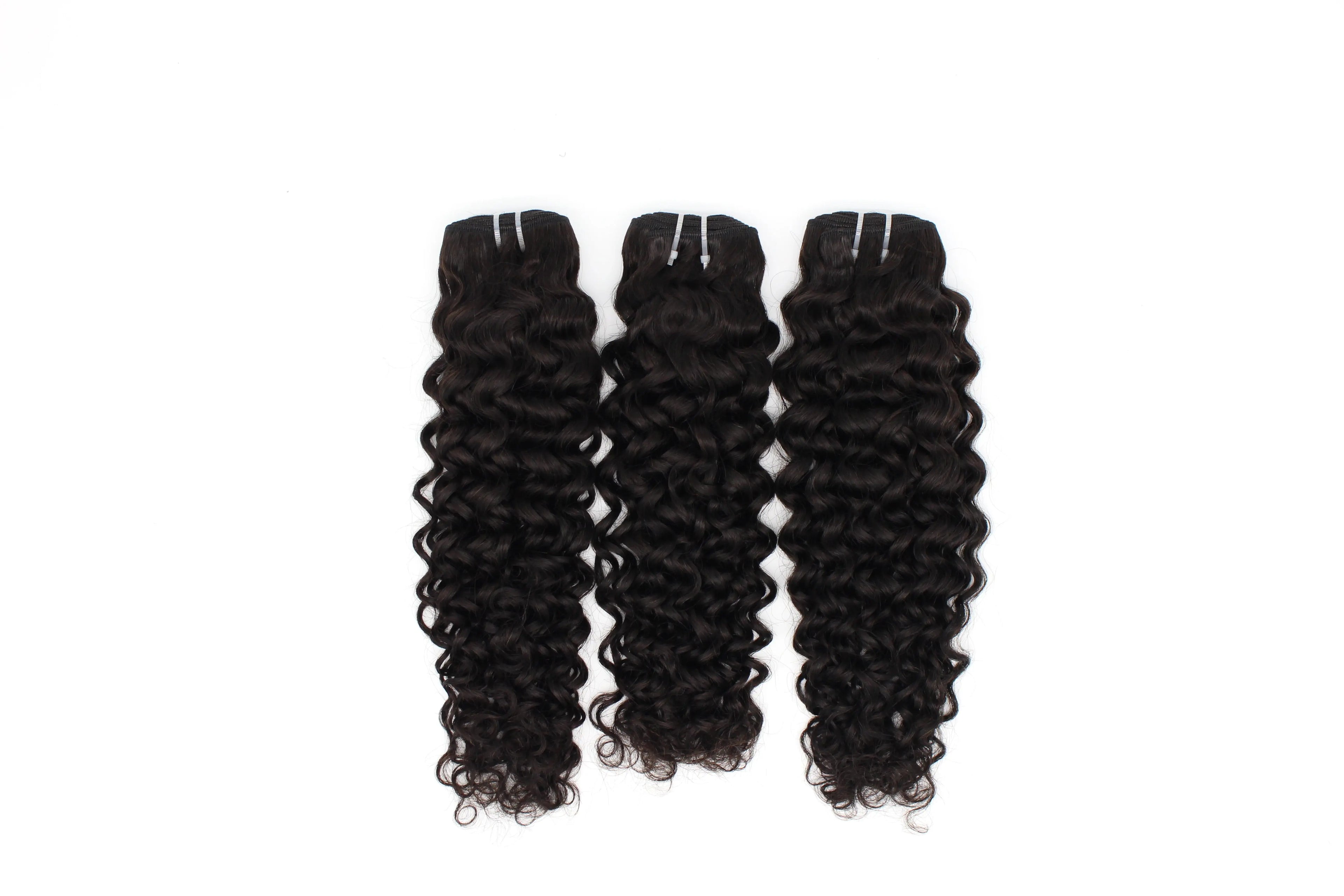 Italy Curly Raw Human Hair Natural Black Bundles (100 grams) StylzPlusBeautyandHairConcepts