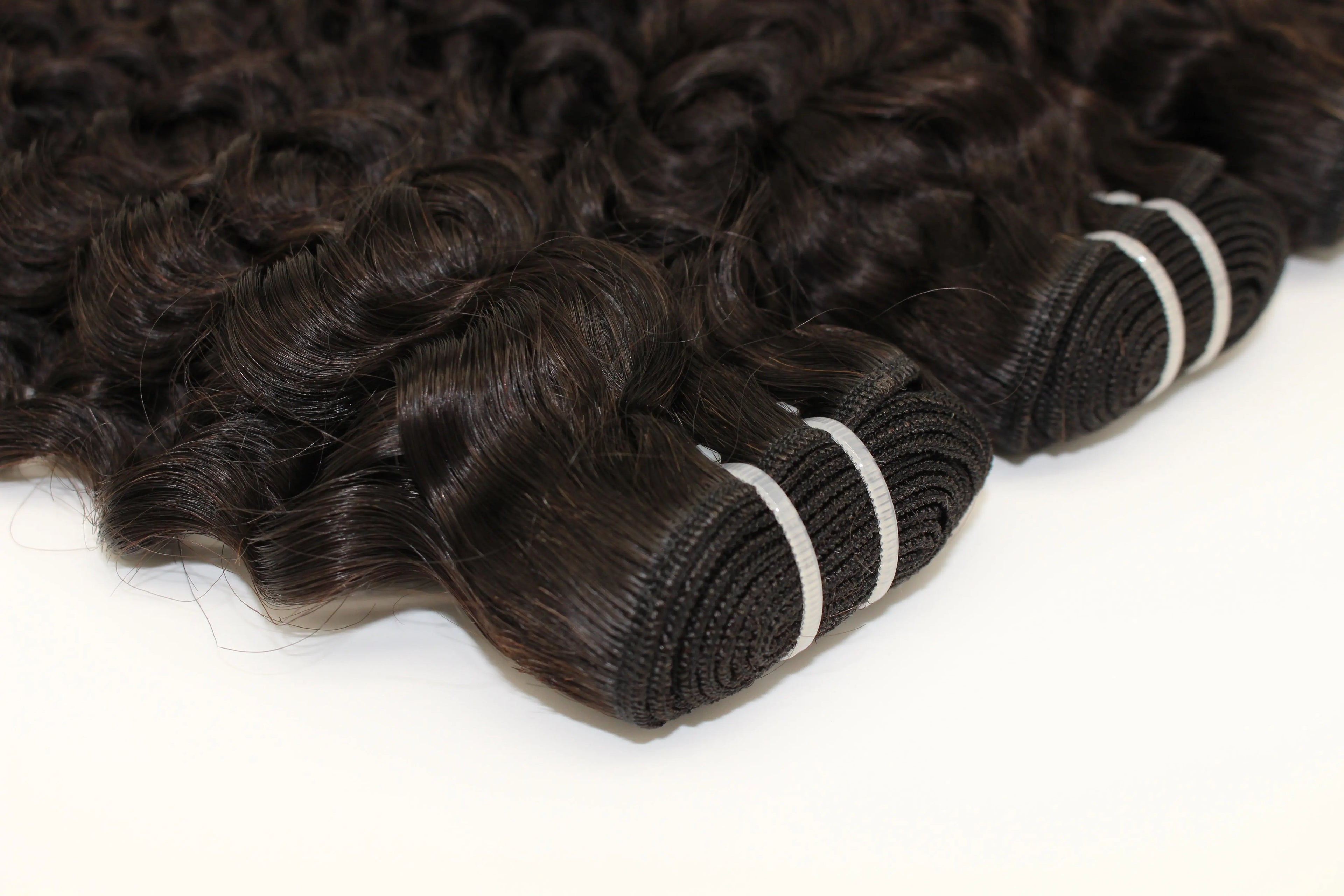 Italy Curly Raw Human Hair Natural Black Bundles (100 grams) StylzPlusBeautyandHairConcepts