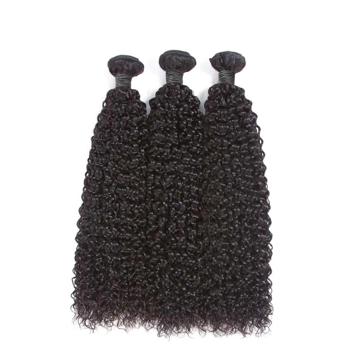 3 Bundle Deals Kinky Curly Raw Human Hair Natural Black StylzPlusBeautyandHairConcepts