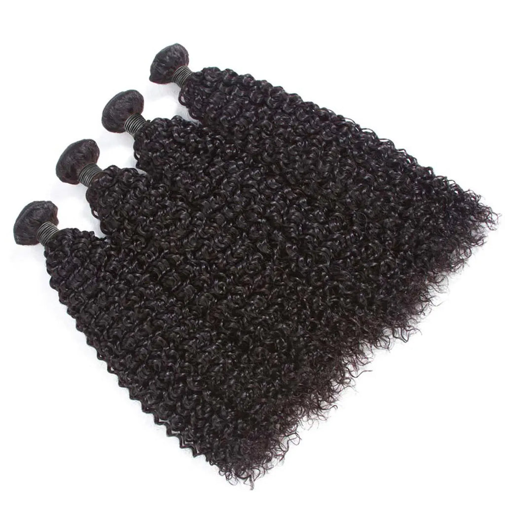 Kinky Curly Raw Human Hair Natural Black Bundles (100 grams) StylzPlusBeautyandHairConcepts