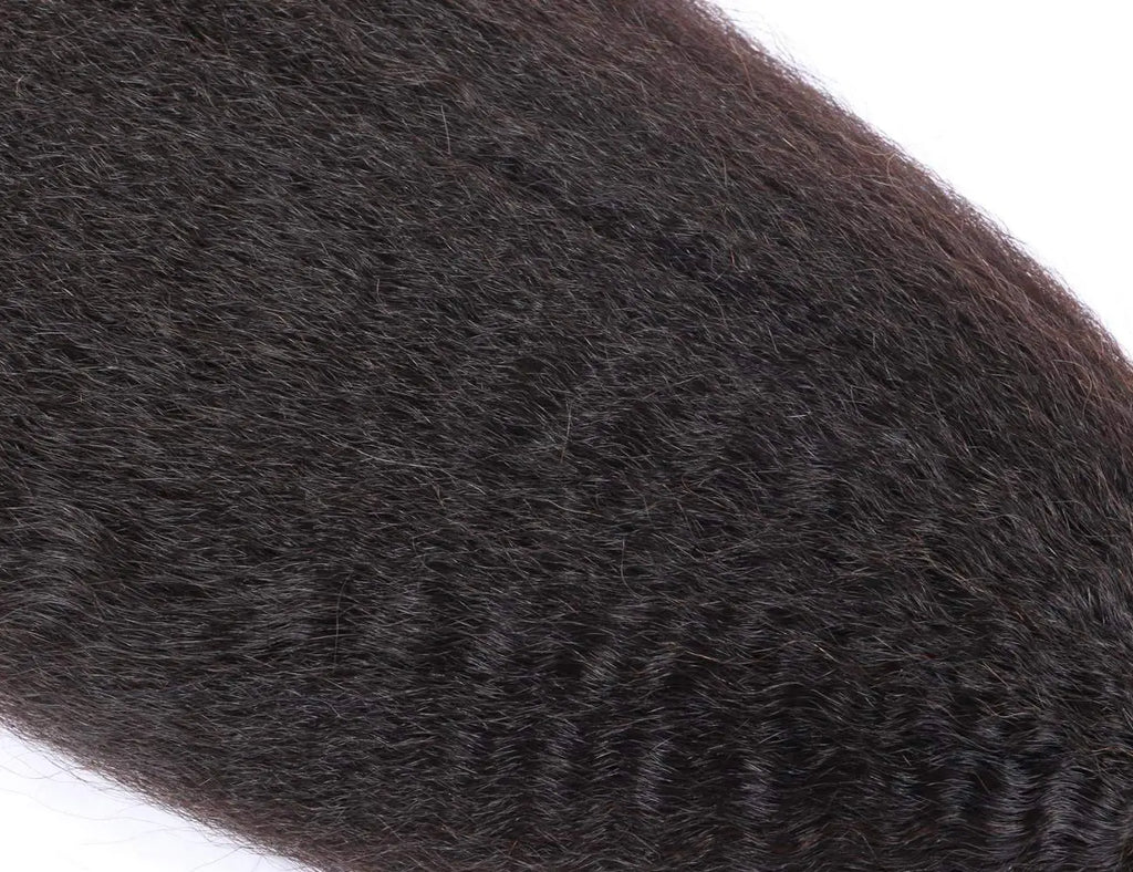 Kinky Straight Virgin Human Hair Natural Black Bundles (100 grams) StylzPlusBeautyandHairConcepts