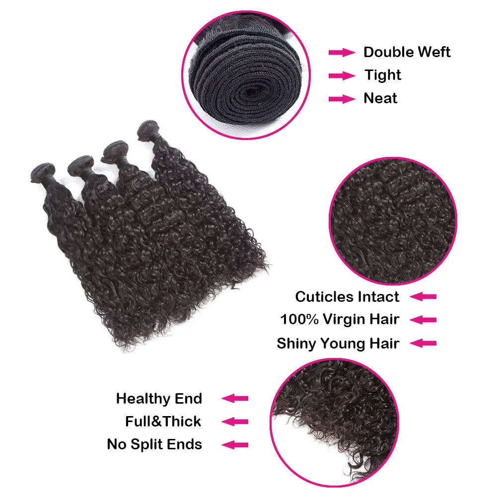 3 Bundle Deals Natural Curly Raw Human Hair Natural Black StylzPlusBeautyandHairConcepts
