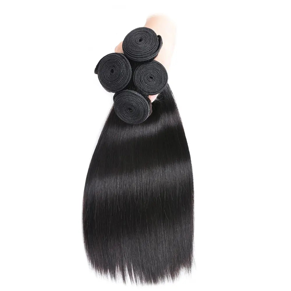 Straight Virgin Human Hair Natural Black Bundles (100 grams) StylzPlusBeautyandHairConcepts