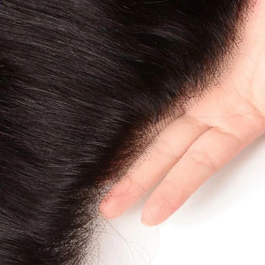 Straight 13x6  RAW  HD Lace Frontal Natural Color StylzPlusBeautyandHairConcepts
