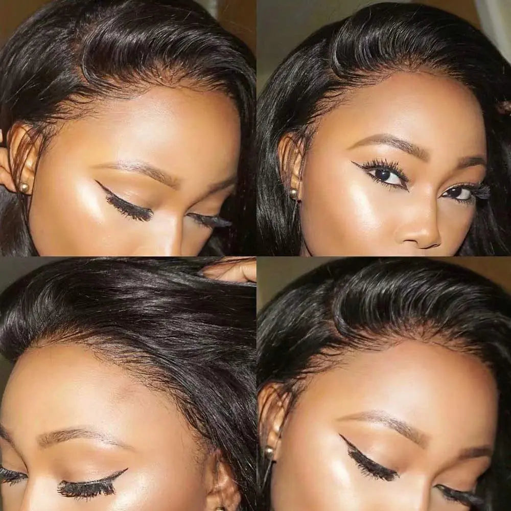 Body Wave HD Full Frontal 13*4 Lace Wig Natural Black StylzPlusBeautyandHairConcepts