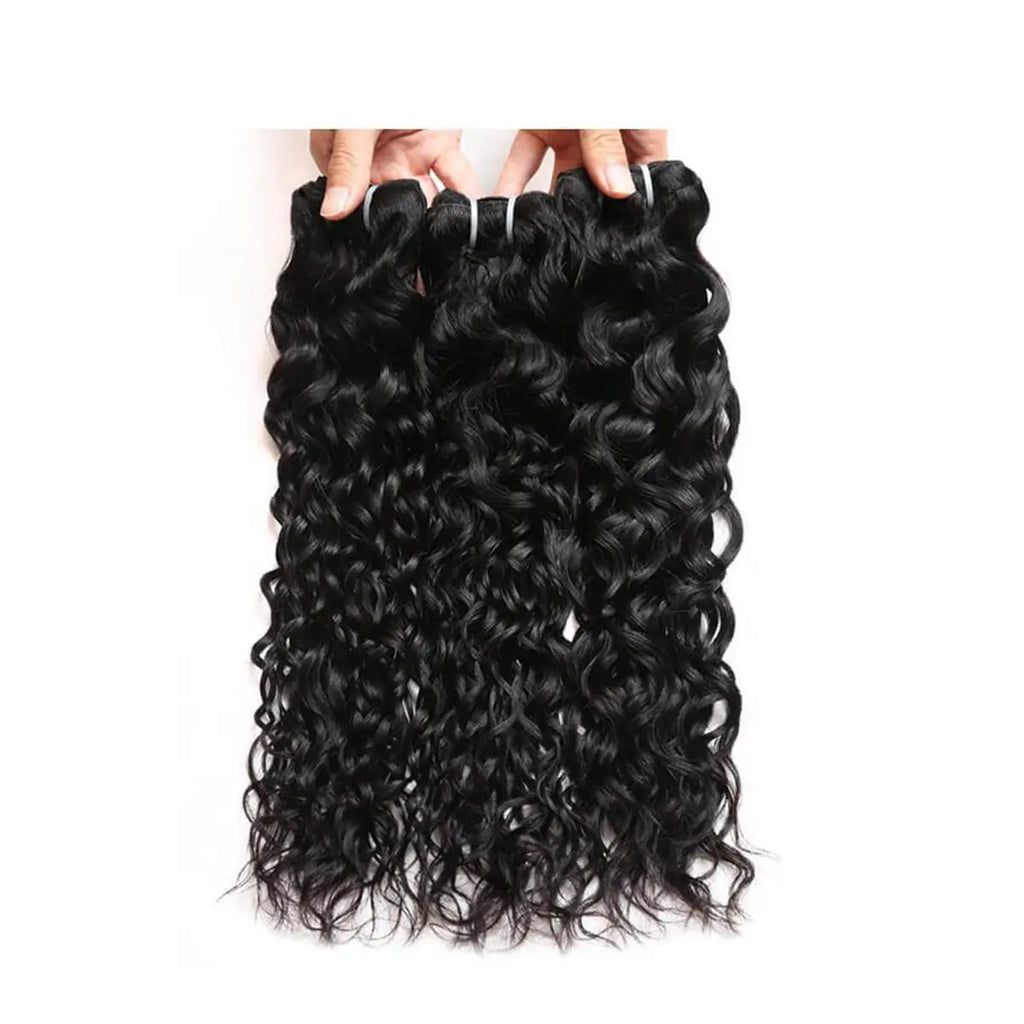 3 Bundle Deals With 13*4 Frontal Italy Curly Raw Human Hair Natural Black StylzPlusBeautyandHairConcepts