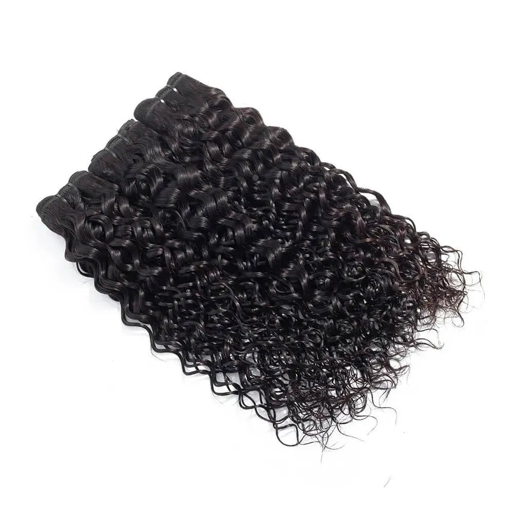 3 Bundle Deals With 13*4 Frontal Italy Curly Raw Human Hair Natural Black StylzPlusBeautyandHairConcepts
