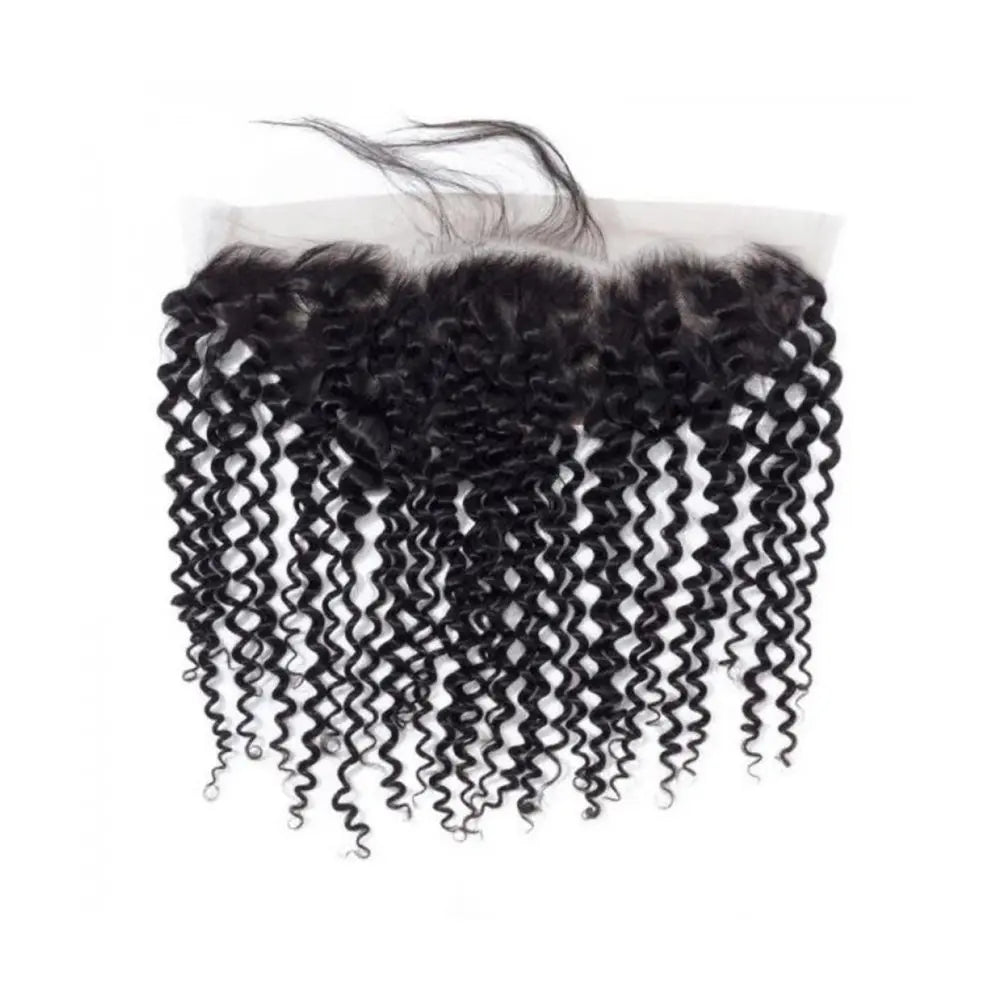 3 Bundle Deals With 13*4 Frontal Italy Curly Raw Human Hair Natural Black StylzPlusBeautyandHairConcepts