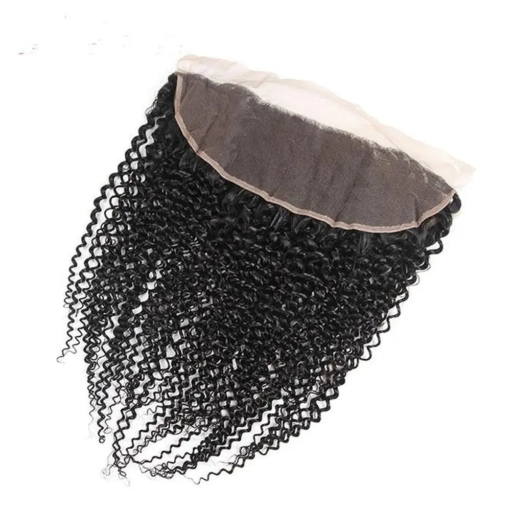 3 Bundle Deals With 13*4 Frontal Kinky Curly Human Hair Natural Black StylzPlusBeautyandHairConcepts