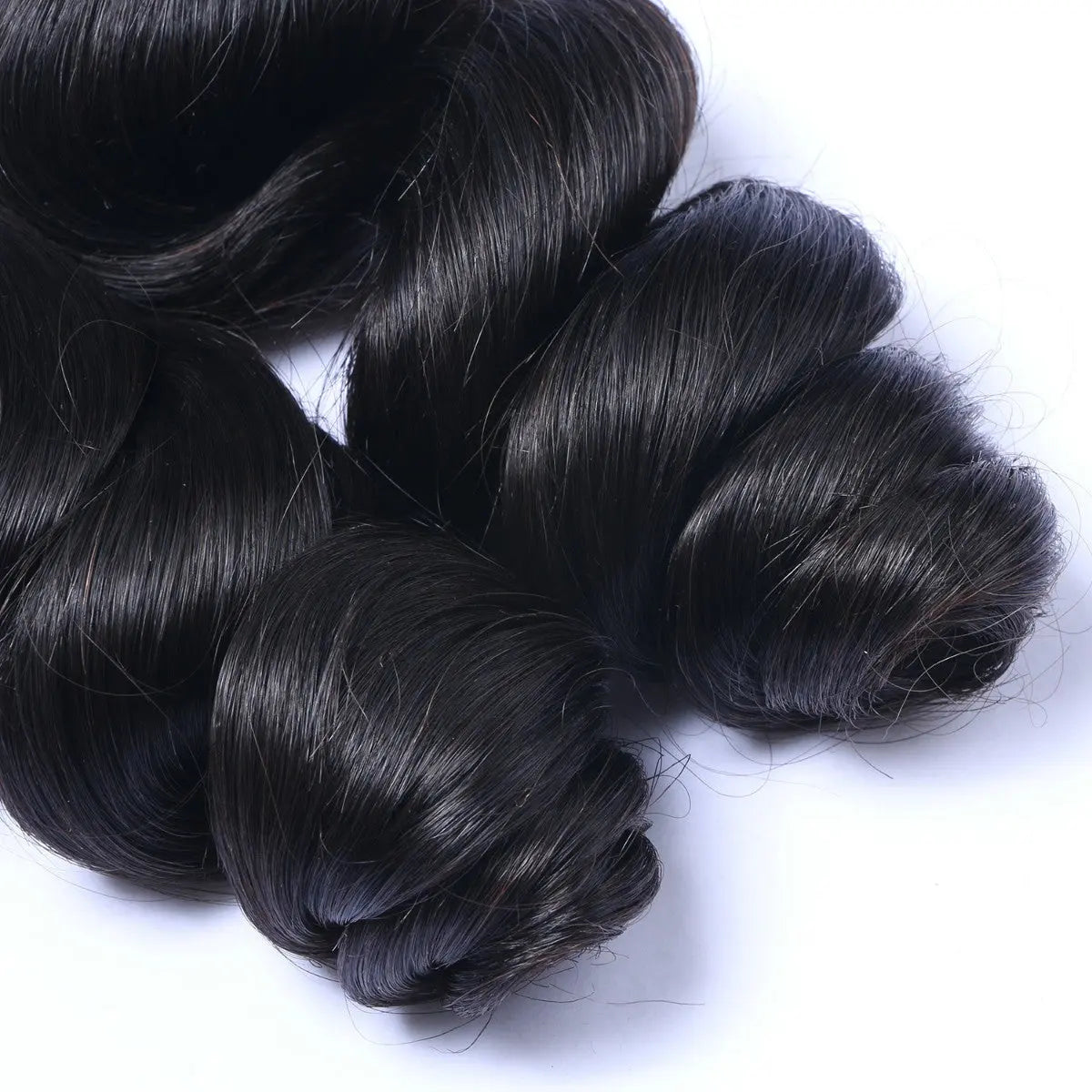 3 Bundle Deals With 13*4 Frontal Loose Wave Raw Human Hair Natural Black StylzPlusBeautyandHairConcepts
