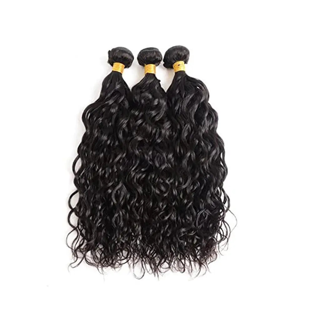 3 Bundle Deals With 4*4 Closure Natural Curly Raw Human Hair Natural Black StylzPlusBeautyandHairConcepts