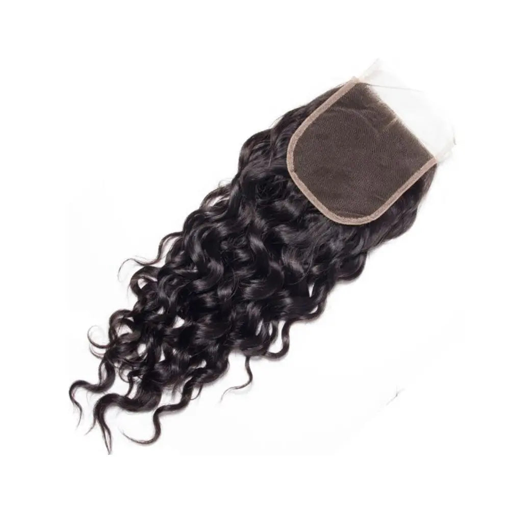 3 Bundle Deals With 4*4 Closure Natural Curly Raw Human Hair Natural Black StylzPlusBeautyandHairConcepts