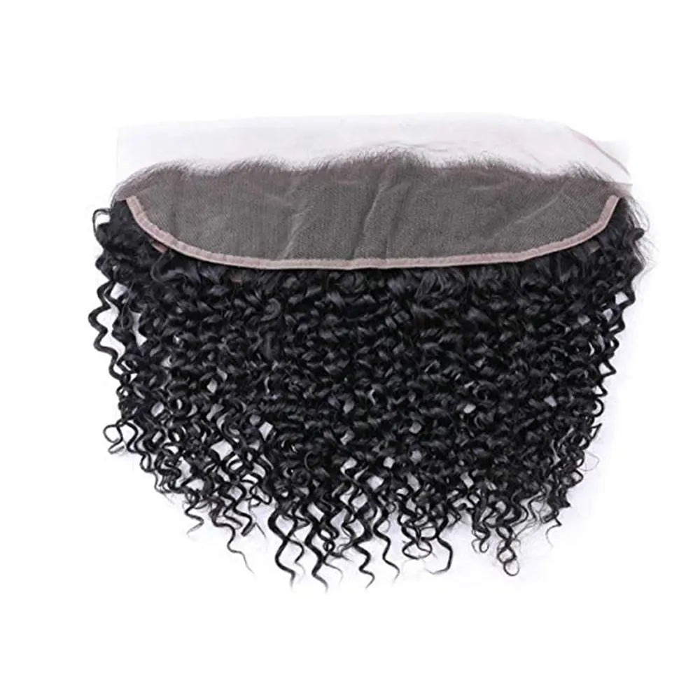 3 Bundle Deals With 13*4 Frontal Natural Curly Raw Human Hair Natural Black StylzPlusBeautyandHairConcepts